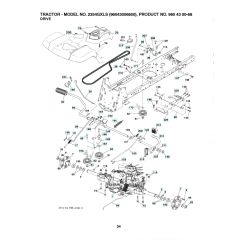 Husqvarna 2354Gxls - Drive