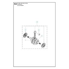 Husqvarna 236 - Crankshaft 2