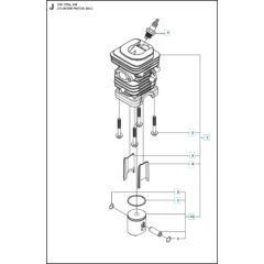 Husqvarna 236 - Cylinder Piston