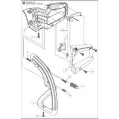 Husqvarna 236 - Handle & Controls