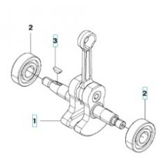 Husqvarna 236r - Crankshaft