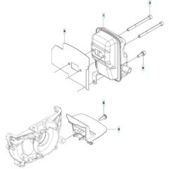 Husqvarna 236r - Muffler