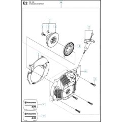 Husqvarna 236 - Starter