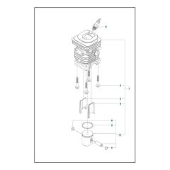 Husqvarna 240 - Cylinder Piston