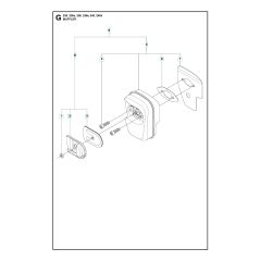 Husqvarna 240 - Muffler