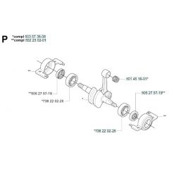 Husqvarna 240F - Crankshaft