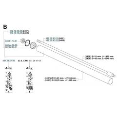 Husqvarna 240F - Shaft