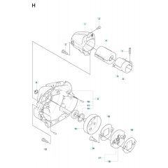 Husqvarna 241RJ - Clutch