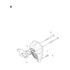 Husqvarna 241RJ - Muffler