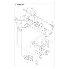 Husqvarna 243RJ - Crankcase