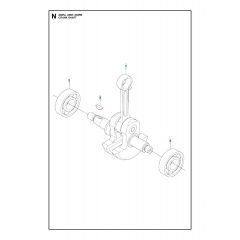 Husqvarna 243RJ - Crankshaft