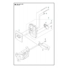 Husqvarna 243RJ - Muffler