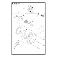 Husqvarna 243RJ - Starter