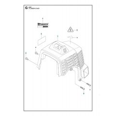 Husqvarna 253R - Cylinder Cover