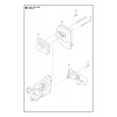 Husqvarna 253R - Muffler