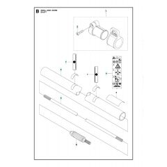 Husqvarna 253R - Shaft