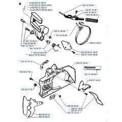 Husqvarna 266 - Chain Brake