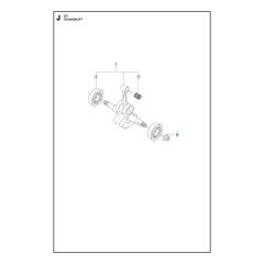 Husqvarna 272XP - Crankshaft