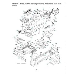 Husqvarna 2748Gls - Chassis & Frame