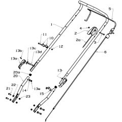 Masport 300AL - 465743 A - Sept 2018 8442229 - Handle