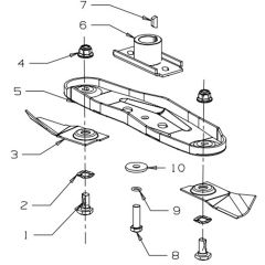 Masport 300AL - 583773 - Oct 2006 - 460mm Quick Cut Blade Assembly