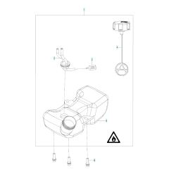 Husqvarna 321S25 - Fuel System