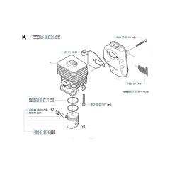 Husqvarna 322E - Cylinder Piston