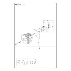 Husqvarna 322HD60 - Cylinder Piston