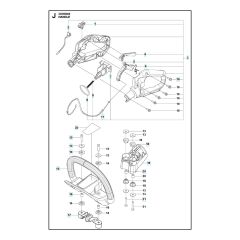 Husqvarna 322HD60 - Handle & Controls