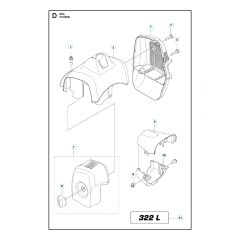 Husqvarna 322L - Cover