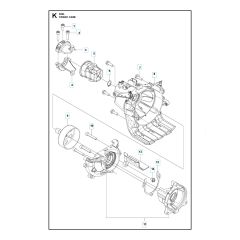 Husqvarna 322L - Crankcase