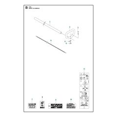 Husqvarna 322L - Shaft & Handle