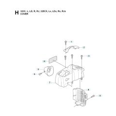 Husqvarna 323C - Cover