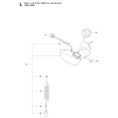 Husqvarna 323C - Fuel Tank