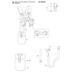 Husqvarna 323C - Harness