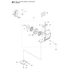 Husqvarna 323C - Starter