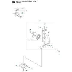 Husqvarna 323C - Starter 2