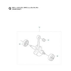 Husqvarna 323L - Crankshaft