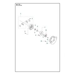 Husqvarna 324L - Clutch