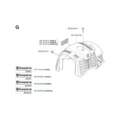 Husqvarna 324Ldx - Cylinder Cover