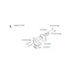 Husqvarna 324Ldx - Muffler