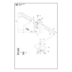 Husqvarna 324Ldx - Shaft & Handle