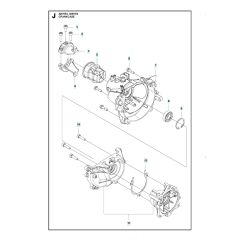 Husqvarna 325HE3 - Crankcase