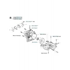 Husqvarna 325RDx - Crankcase & Clutchdrum