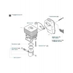 Husqvarna 325rxt - Cylinder Piston