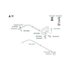 Husqvarna 325rxt - Shaft & Handle