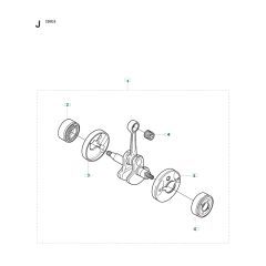 Husqvarna 326Es - Crankshaft