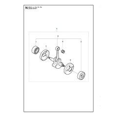 Husqvarna 326Ldx - Crankshaft