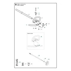 Husqvarna 326Ldx - Shaft & Handle