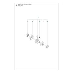 Husqvarna 327rjx - Crankshaft